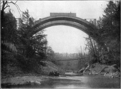 Both Ribs, Walnut Lane Bridge, After Removal of Centering